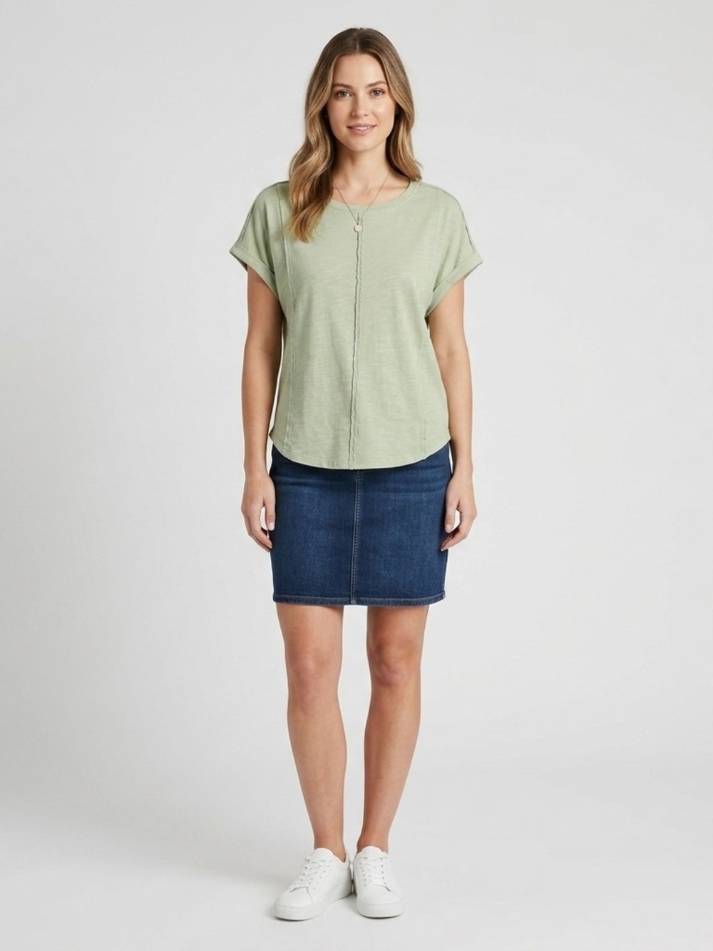 NWT Jane & Delancey 100% Cotton Top 1X Coastal Cottagecore Raw Seam